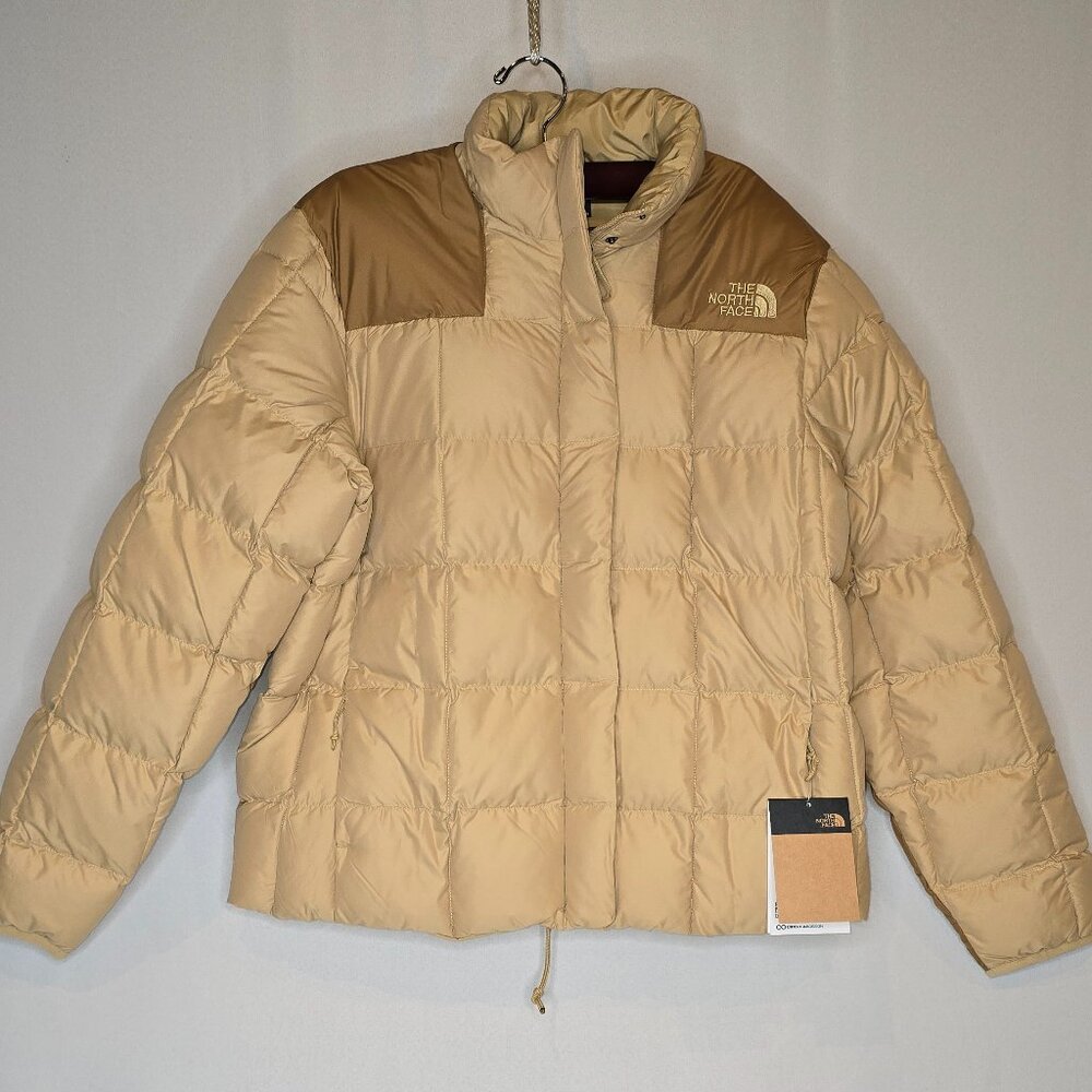 The North Face Women's Lhotse Reversible Jacket in Khaki/Stone, Size M, NWT $250 - Picture 2 of 7